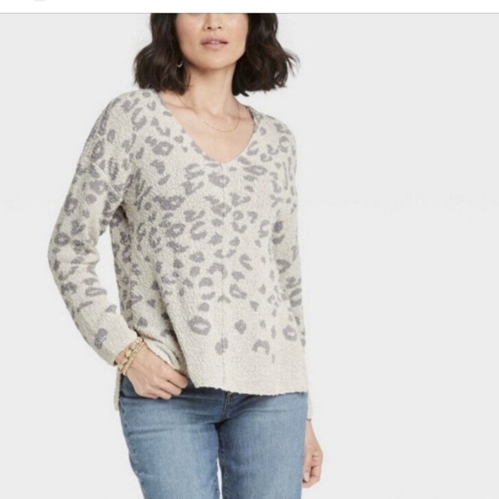 Abercrombie fitch soft Sweater animal print